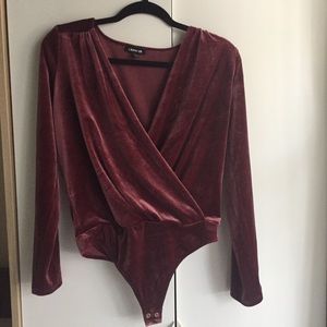 Express Velvet Bodysuit